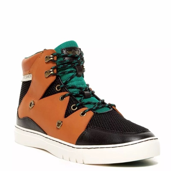 creative reaction leather spero high top sneaker poshmark